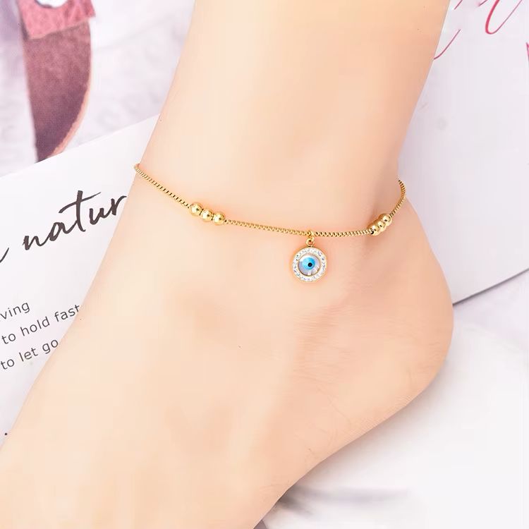 Gaze Gold Anklet