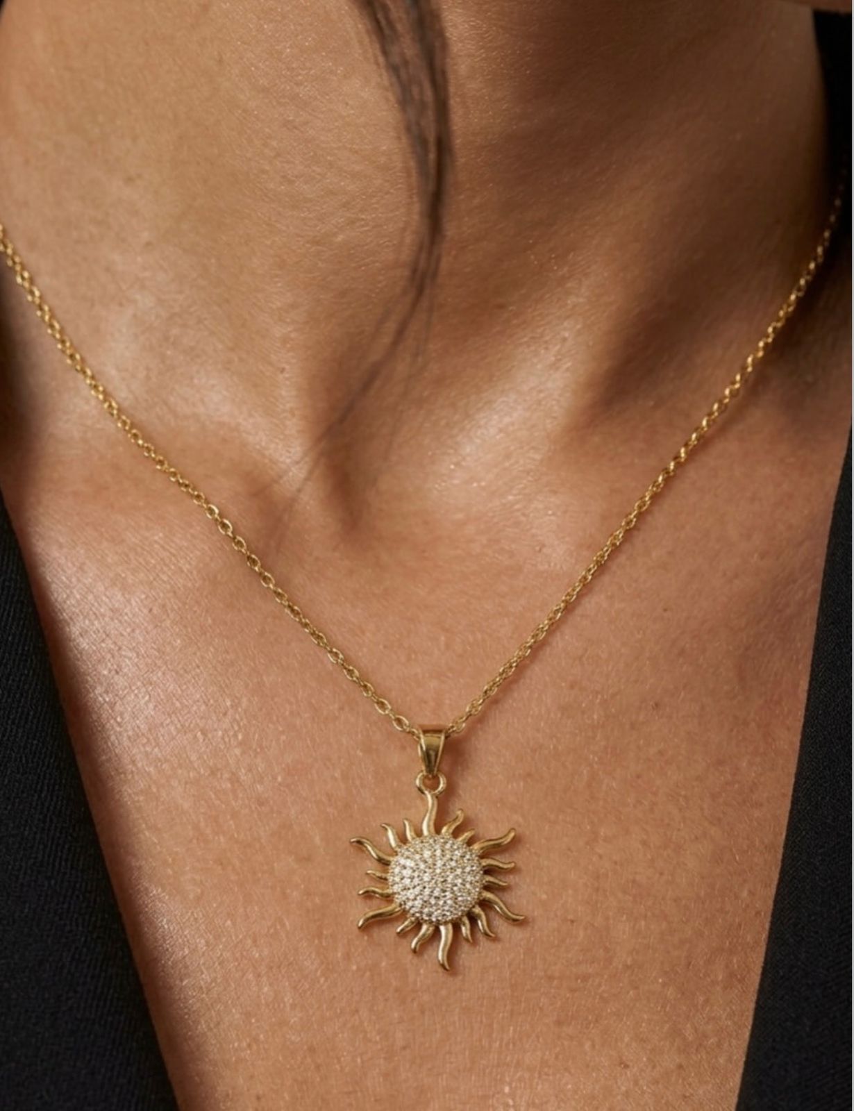 Gilded Sol Pendant