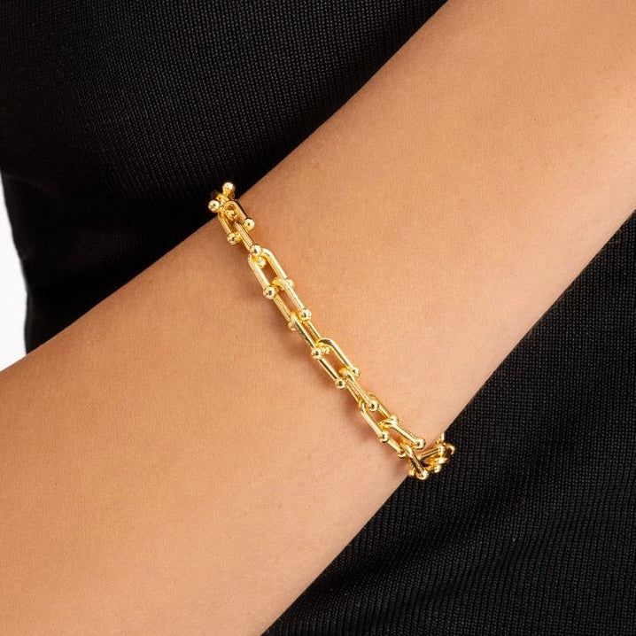 Golden Link Bracelet