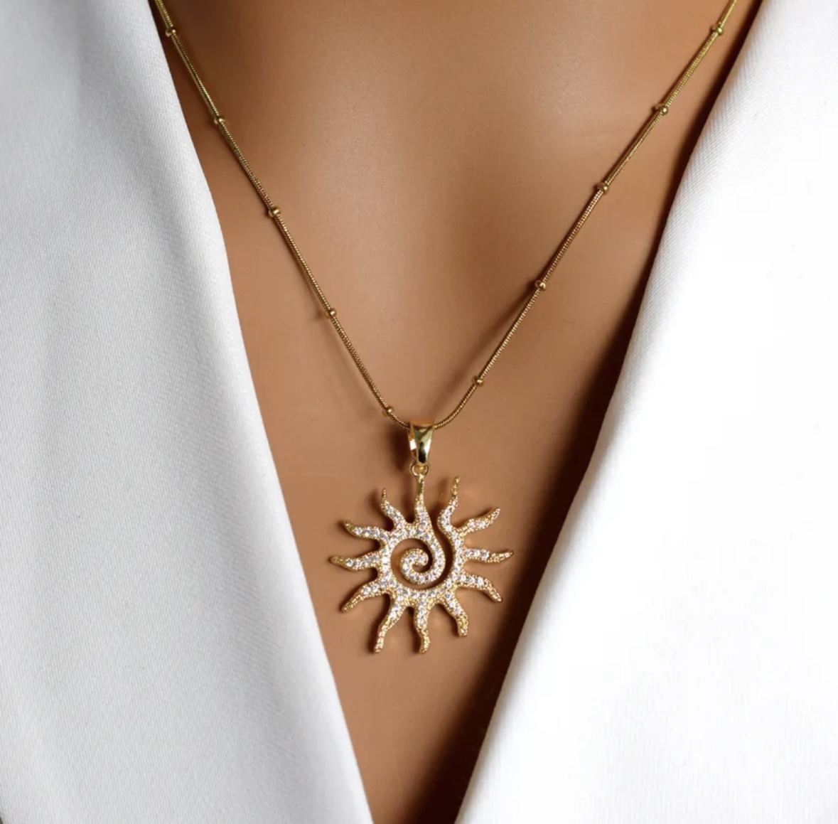Golden Solstice Pendant