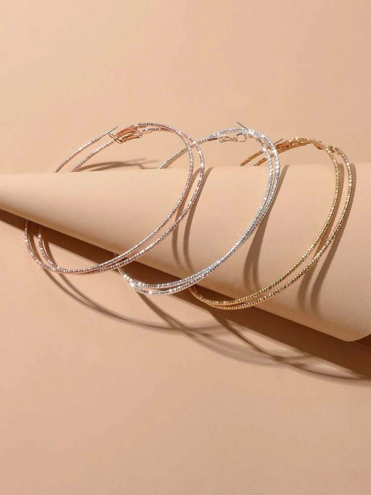 Metallic Hoops