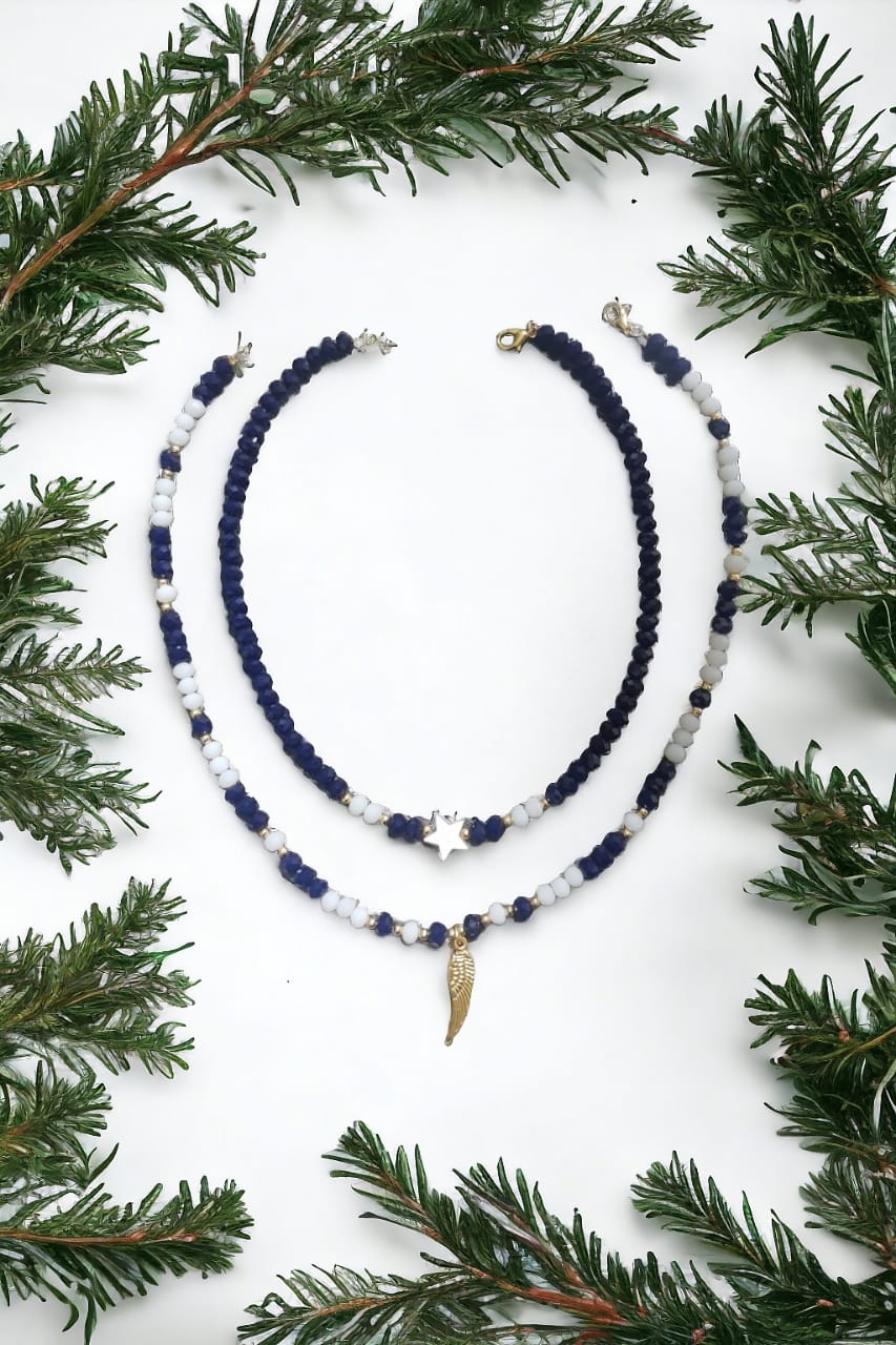 Navy Necklace