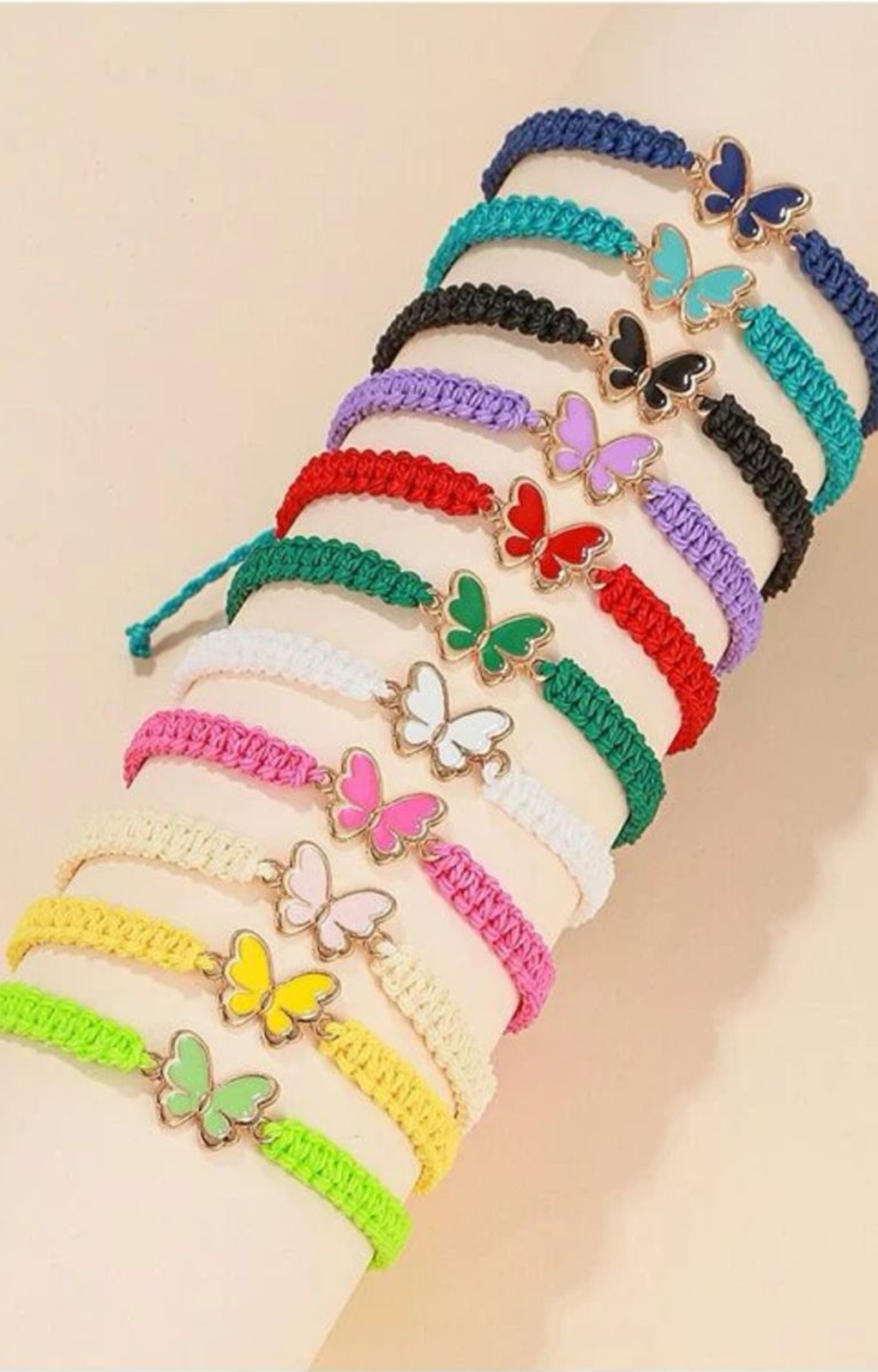 Butterfly Beaded Bracelet