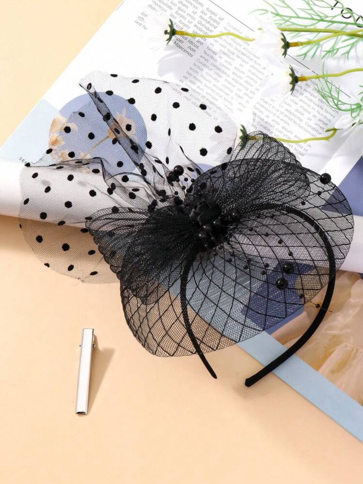 Black Vintage Veil