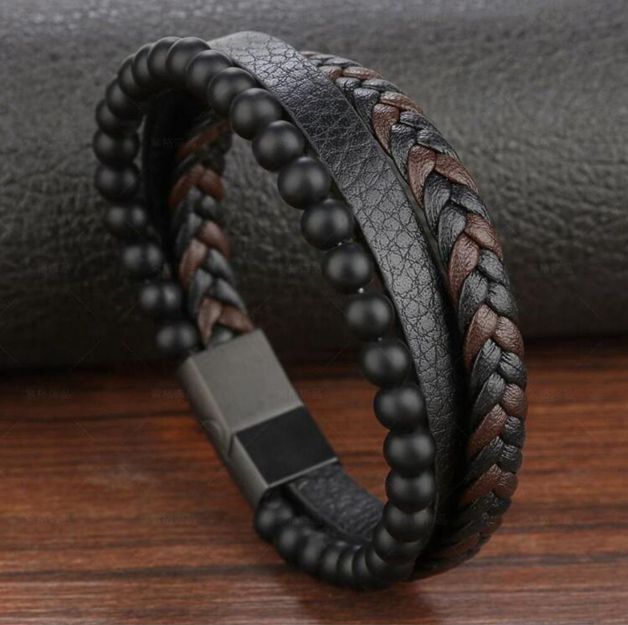 Natural Matte Beads Bracelet