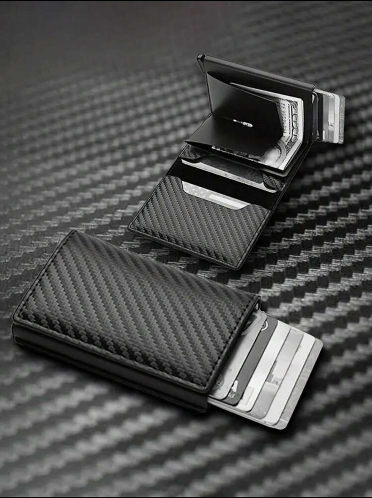 Noir Pop-up Card Holder