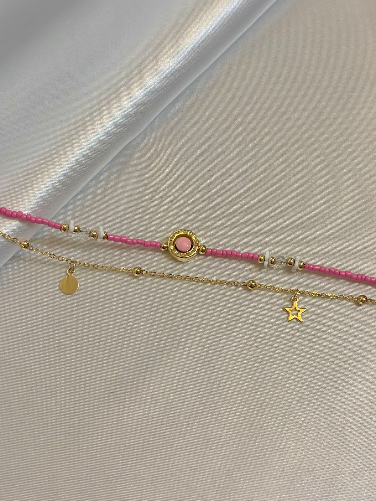 Fuchsia Anklet