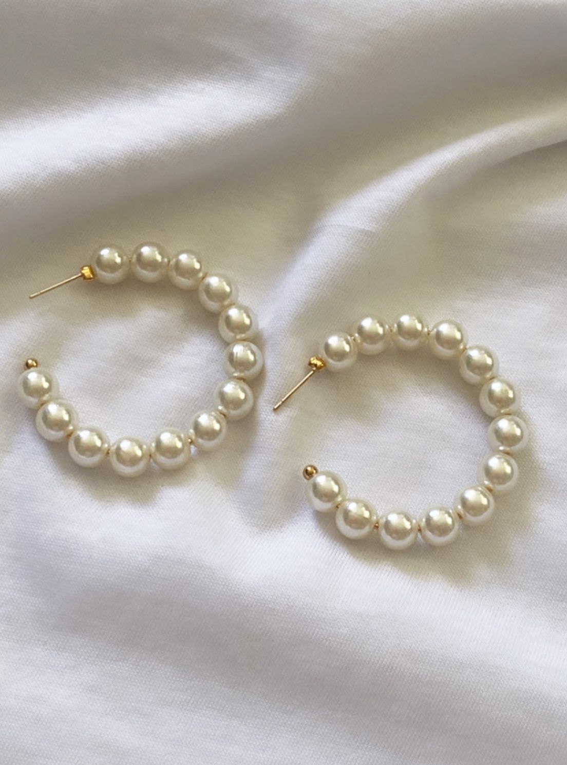 Pearl Hoops